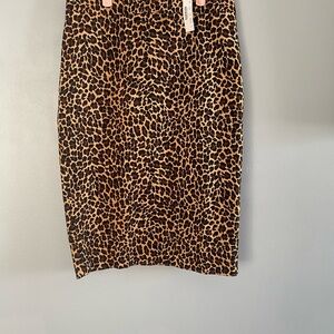 Leopard Print Women's Skirt